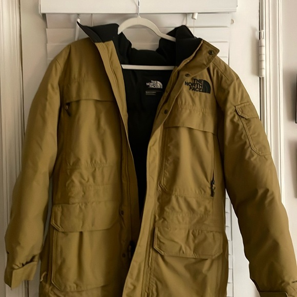 Men North Face Winter Down Coat with Hood - Picture 1 of 3